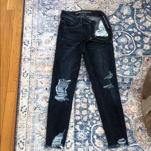 AE High Rise Jegging Crop size 4 short